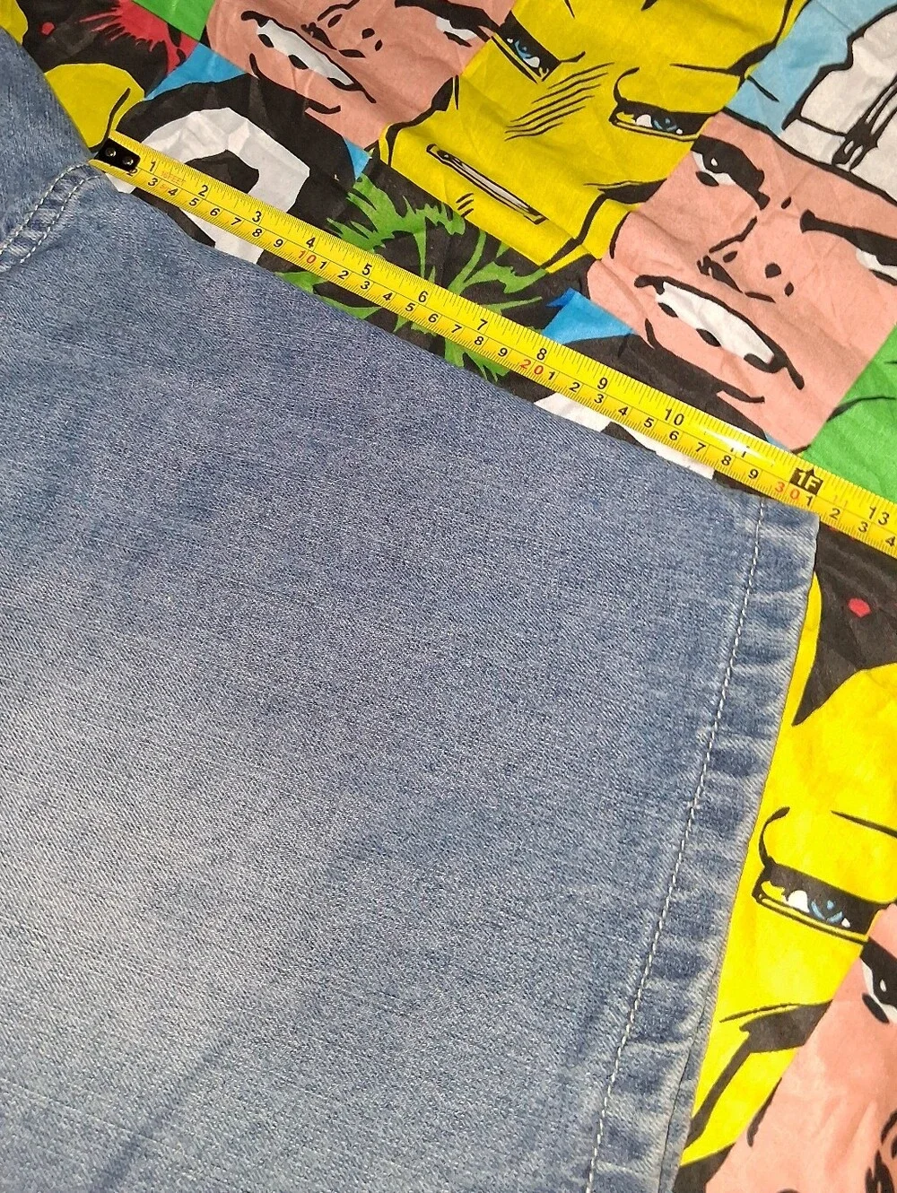 True Religion Geno Supert Carpenter Blue Jean Denim Shorts